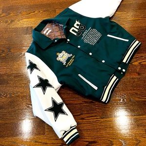 JADED green/white Bomber jacket
